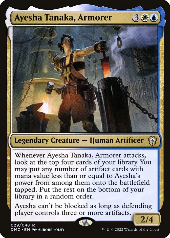 Ayesha Tanaka, Armorer 29/50 (Commander: Dominaria United)  - Foil | Good Games Cannington