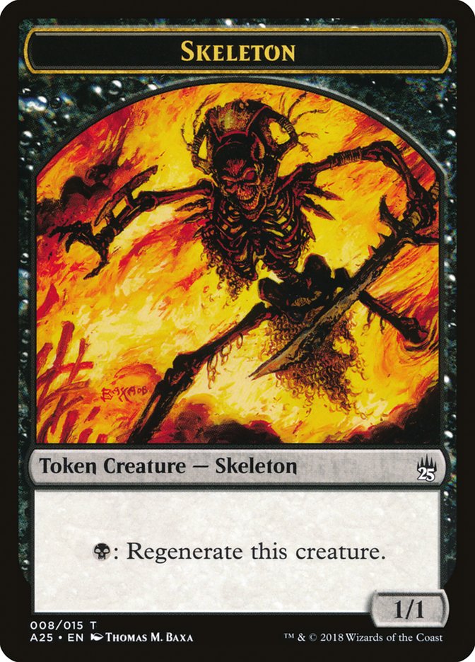 Skeleton Token [Masters 25 Tokens] | Good Games Cannington