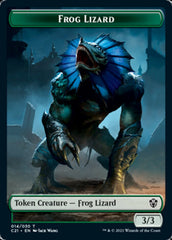Frog Lizard // Elephant Double-Sided Token [Commander 2021 Tokens] | Good Games Cannington