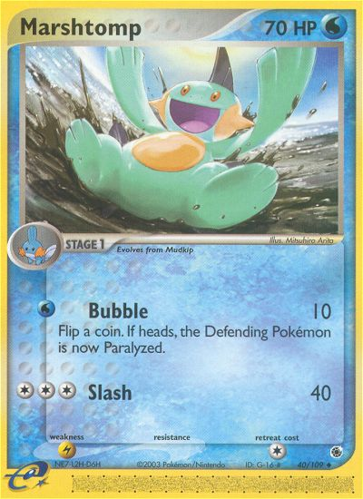 Marshtomp (40/109) [EX: Ruby & Sapphire] | Good Games Cannington