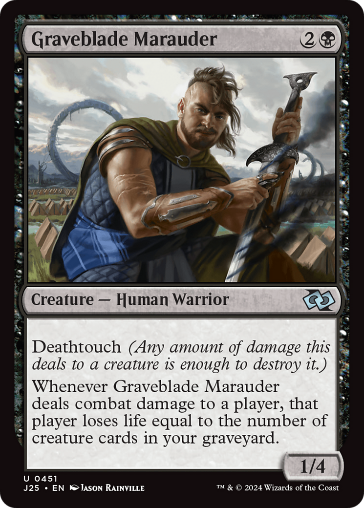 Graveblade Marauder [Foundations Jumpstart] | Good Games Cannington