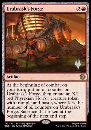 Urabrask's Forge (Promo Pack) [Phyrexia: All Will Be One Promos] | Good Games Cannington