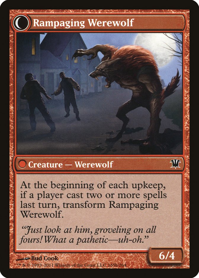 Tormented Pariah // Rampaging Werewolf [Innistrad] | Good Games Cannington
