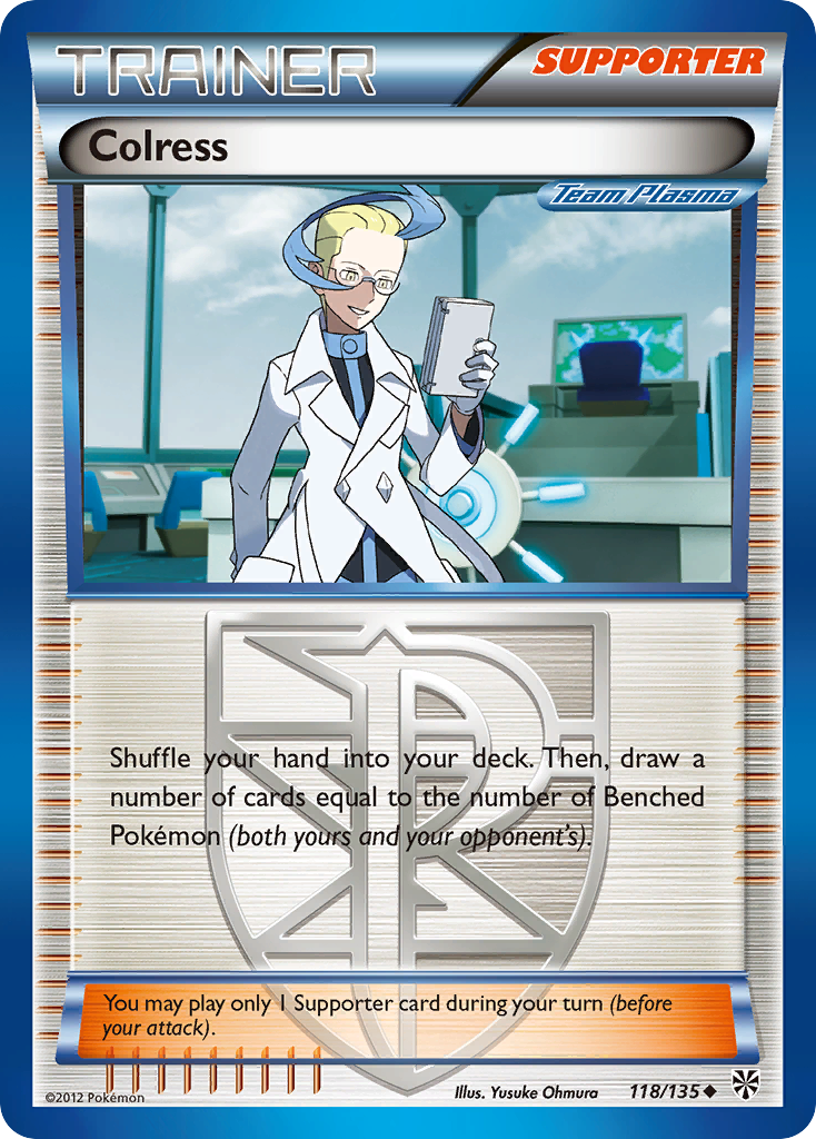 Colress (118/135) [Black & White: Plasma Storm] | Good Games Cannington