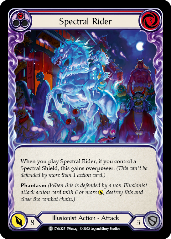 Spectral Rider (Red) [DYN227] (Dynasty) | Good Games Cannington