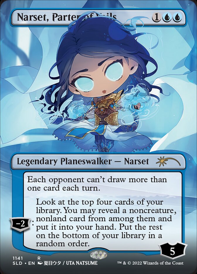 Narset, Parter of Veils (Borderless) [Secret Lair Drop Series] | Good Games Cannington