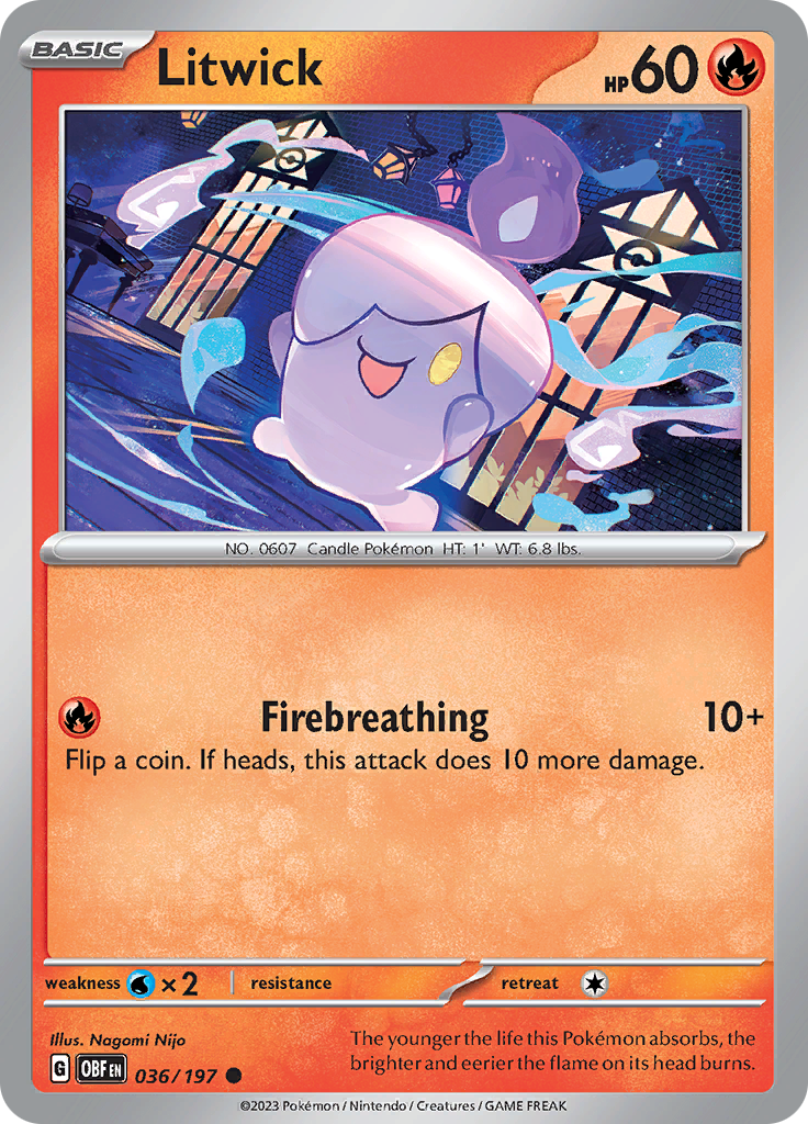 Litwick (036/197) [Scarlet & Violet: Obsidian Flames] | Good Games Cannington