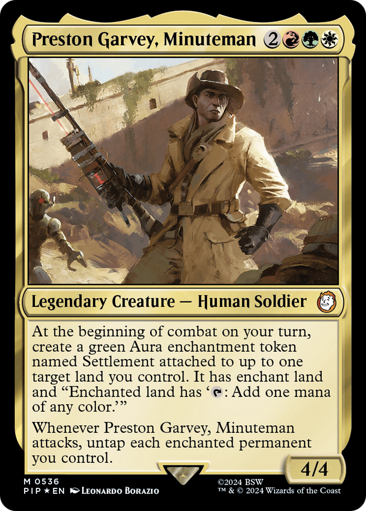 Preston Garvey, Minuteman (Surge Foil) [Fallout] | Good Games Cannington