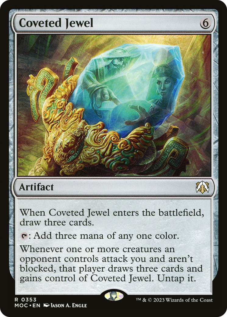 Coveted Jewel (Ripple Foil) [Modern Horizons 3 Commander] | Good Games Cannington