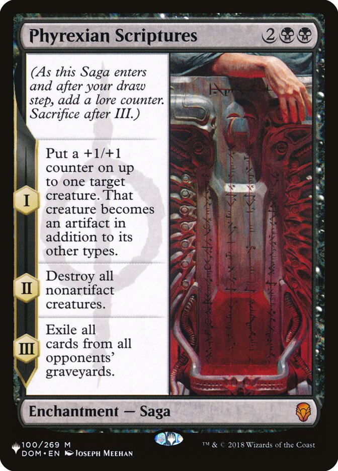 Phyrexian Scriptures [The List] | Good Games Cannington