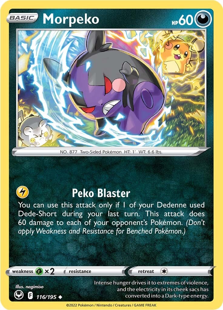 Morpeko (116/195) [Sword & Shield: Silver Tempest] | Good Games Cannington