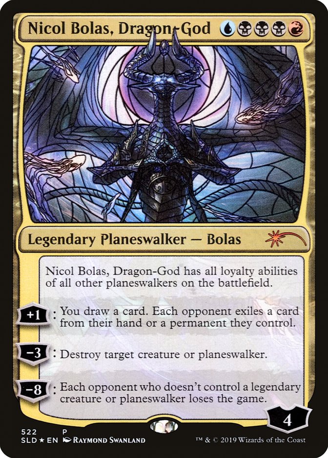 Nicol Bolas, Dragon-God (Stained Glass) [Secret Lair Drop Promos] | Good Games Cannington