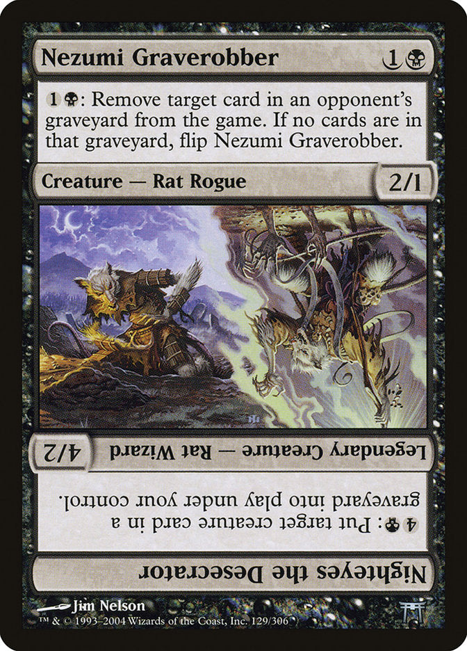 Nezumi Graverobber // Nighteyes the Desecrator [Champions of Kamigawa] | Good Games Cannington