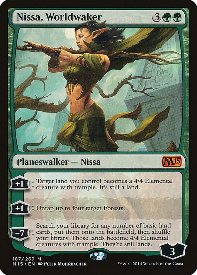 Nissa Worldwaker 187 (Magic 2015 (M15))  | Good Games Cannington