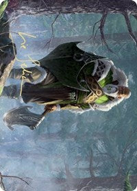 Fynn, the Fangbearer Art Card (Gold-Stamped Signature) [Kaldheim Art Series] | Good Games Cannington