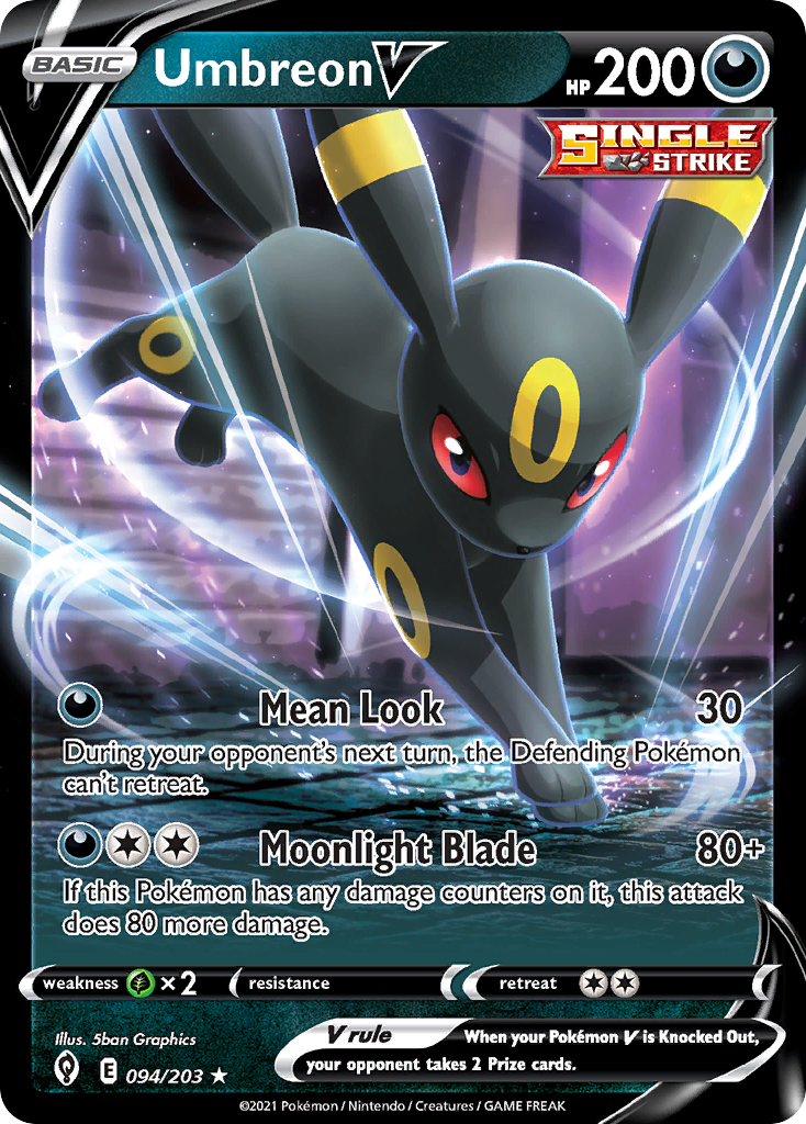 Umbreon V (094/203) (Intro Deck) [Sword & Shield: Evolving Skies] | Good Games Cannington