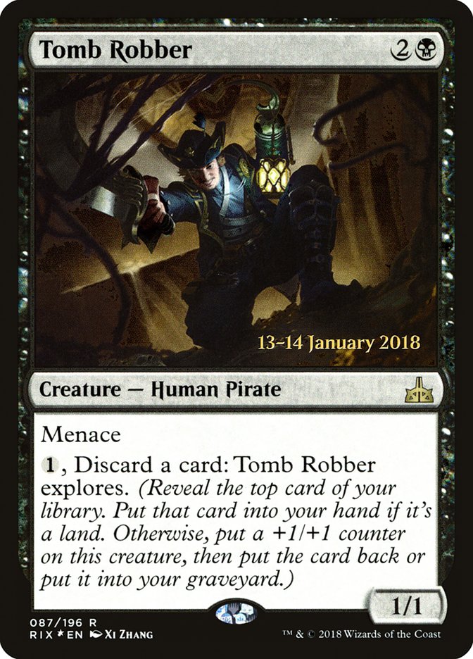 Tomb Robber [Rivals of Ixalan Prerelease Promos] | Good Games Cannington