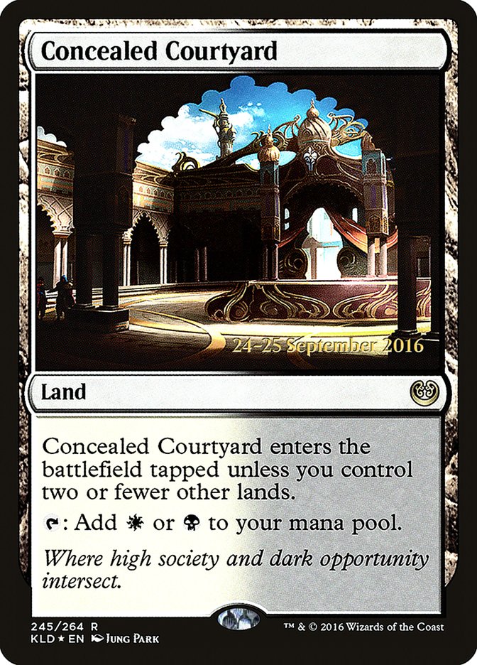 Concealed Courtyard [Kaladesh Prerelease Promos] | Good Games Cannington