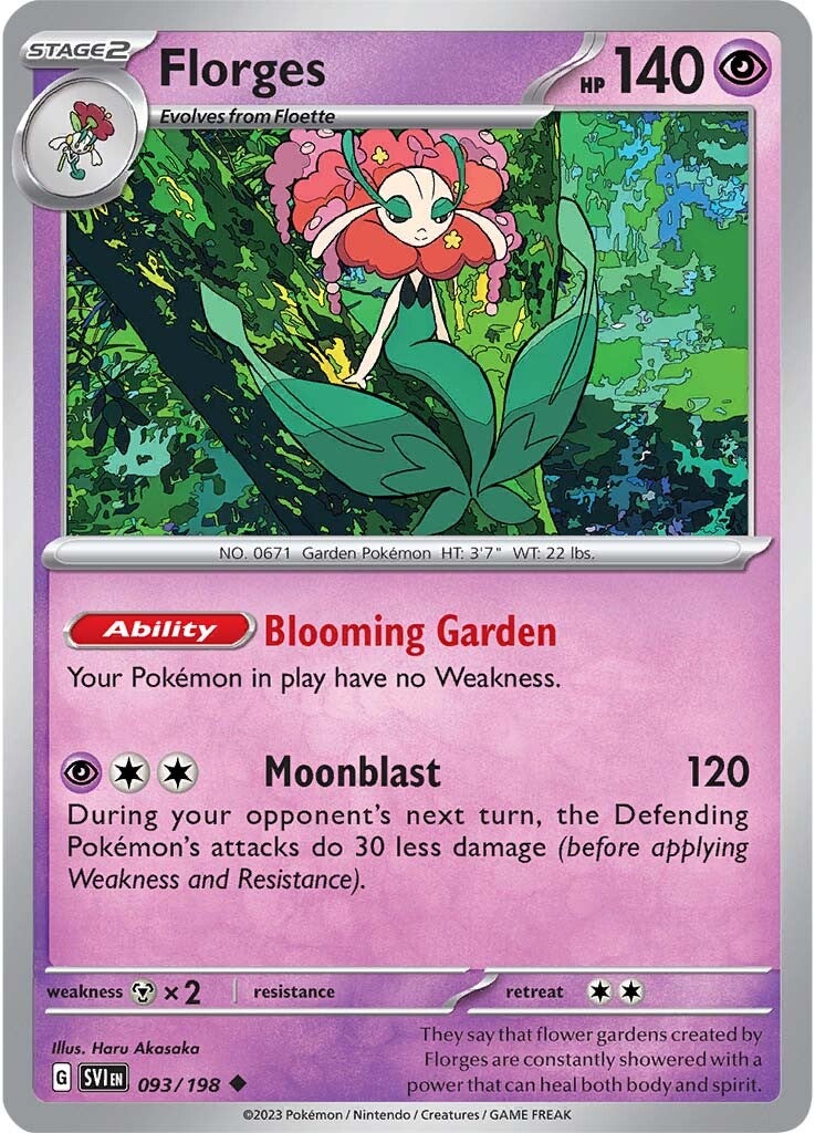 Florges (093/198) [Scarlet & Violet: Base Set] | Good Games Cannington