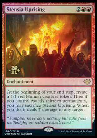 Stensia Uprising [Innistrad: Crimson Vow Prerelease Promos] | Good Games Cannington