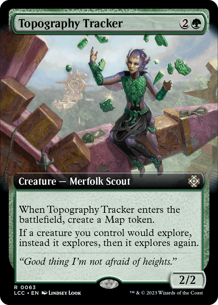 Topography Tracker (Extended Art) [The Lost Caverns of Ixalan Commander] | Good Games Cannington