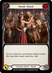 Sneak Attack (Yellow) [OUT019] (Outsiders)  Rainbow Foil | Good Games Cannington