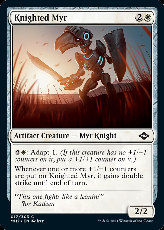 Knighted Myr [Modern Horizons 2] | Good Games Cannington