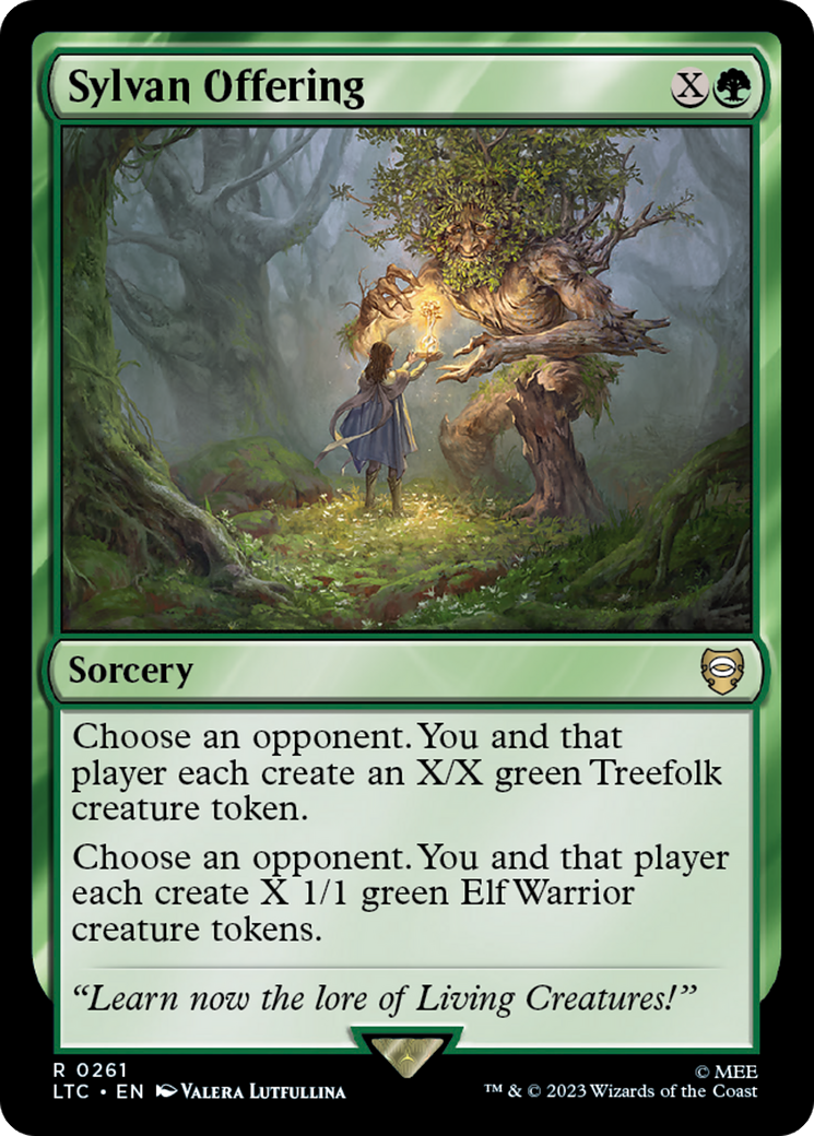 Sylvan Offering [The Lord of the Rings: Tales of Middle-Earth Commander] | Good Games Cannington