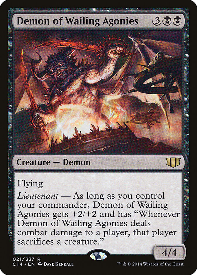 Demon of Wailing Agonies 21/337 (Commander 2014)  | Good Games Cannington