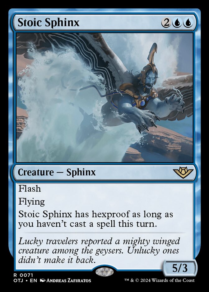 Stoic Sphinx 71 (Outlaws of Thunder Junction)  | Good Games Cannington