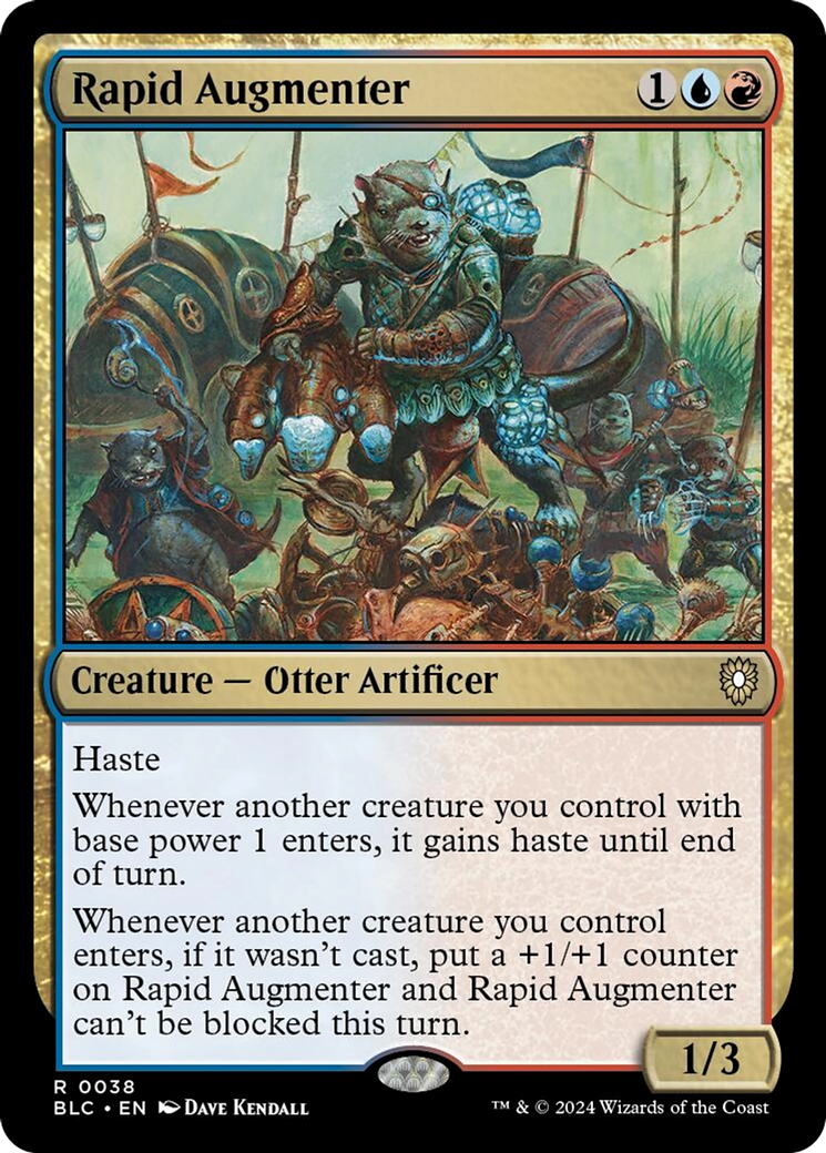 Rapid Augmenter [Bloomburrow Commander] | Good Games Cannington