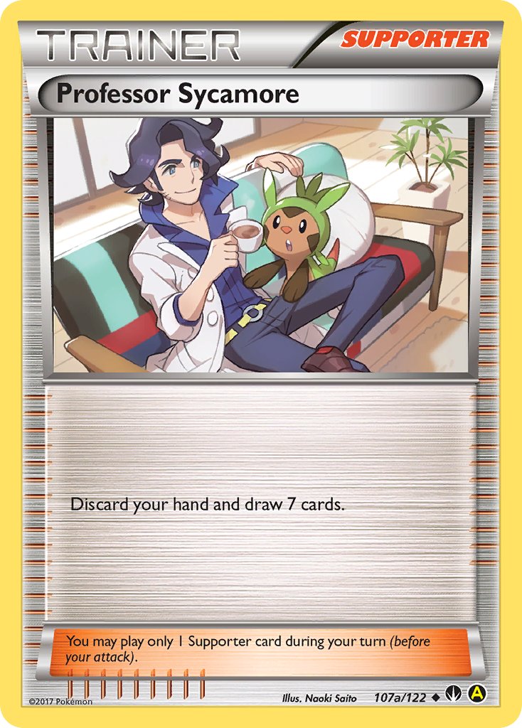 Professor Sycamore (107a/122) [Alternate Art Promos] | Good Games Cannington