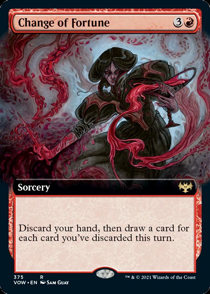 Change of Fortune (Extended Art) [Innistrad: Crimson Vow] | Good Games Cannington
