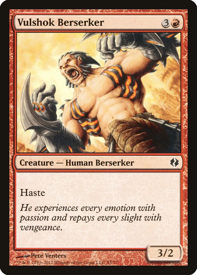Vulshok Berserker [Duel Decks: Venser vs. Koth] | Good Games Cannington