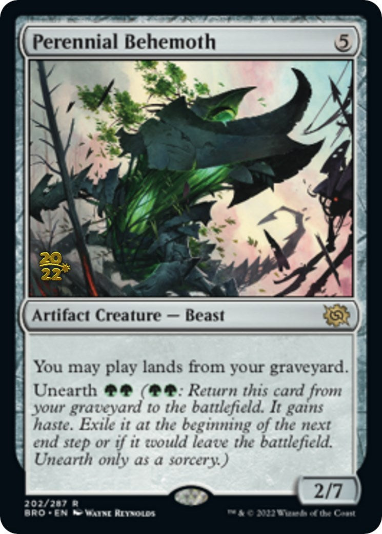 Perennial Behemoth [The Brothers' War Prerelease Promos] | Good Games Cannington