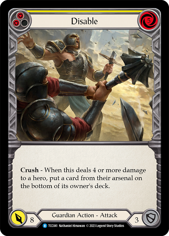 Disable (Yellow) [TCC041] (Round the Table: TCC x LSS) | Good Games Cannington