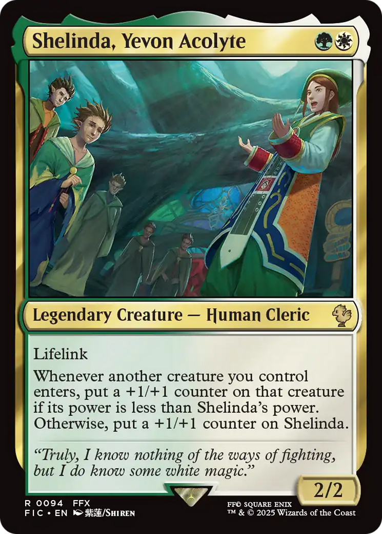 Shelinda, Yevon Acolyte [FINAL FANTASY Commander] | Good Games Cannington