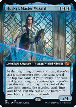 Hurkyl Master Wizard Extended Art 314 (The Brothers' War)  | Good Games Cannington