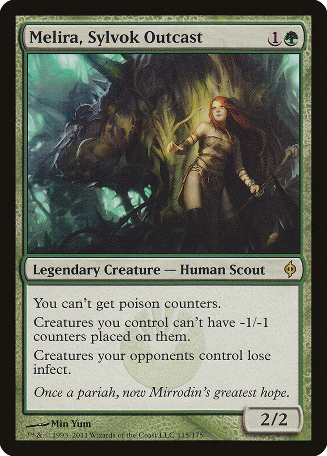 Melira Sylvok Outcast 115 (New Phyrexia)  | Good Games Cannington