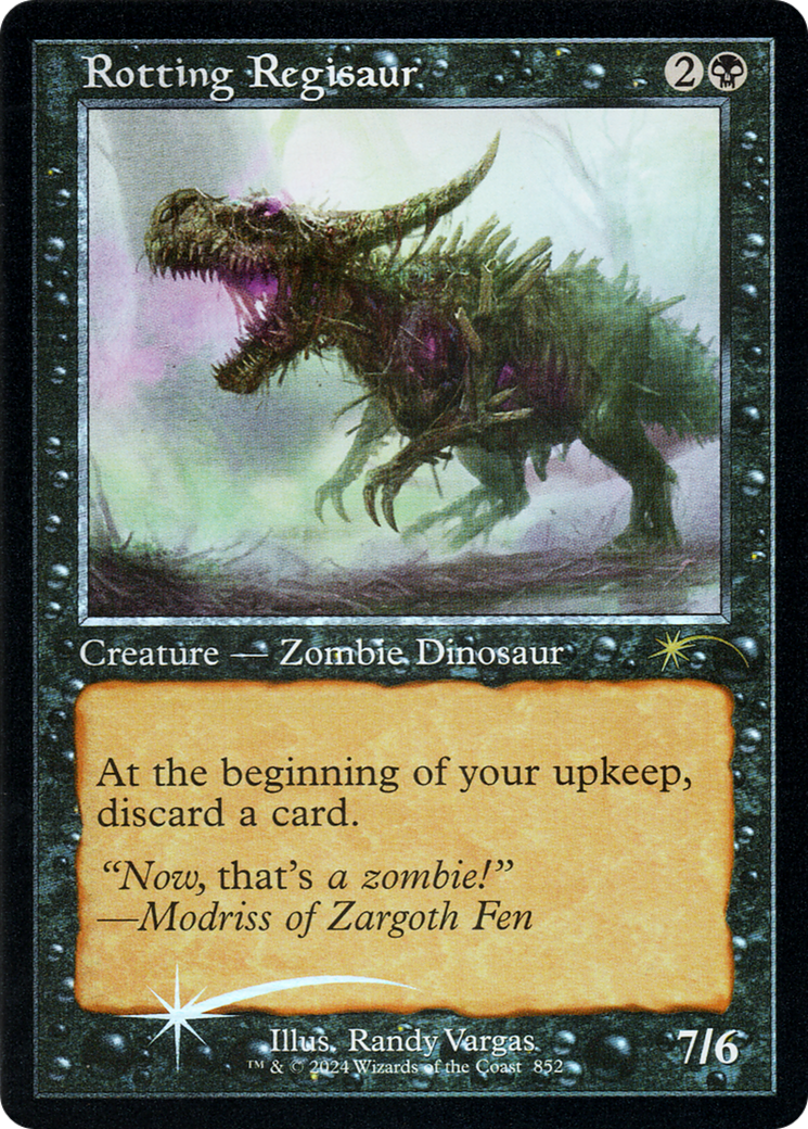 Rotting Regisaur (Retro Frame) [Secret Lair Drop Series] | Good Games Cannington