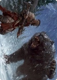 Blizzard Brawl Art Card [Kaldheim Art Series] | Good Games Cannington