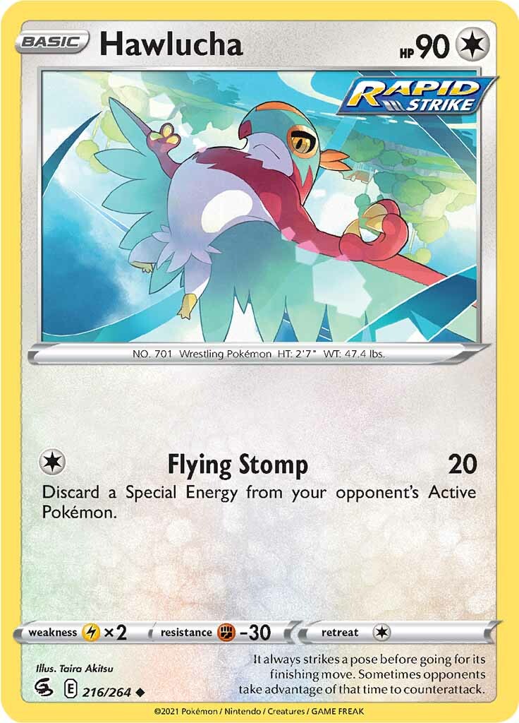 Hawlucha (216/264) [Sword & Shield: Fusion Strike] | Good Games Cannington