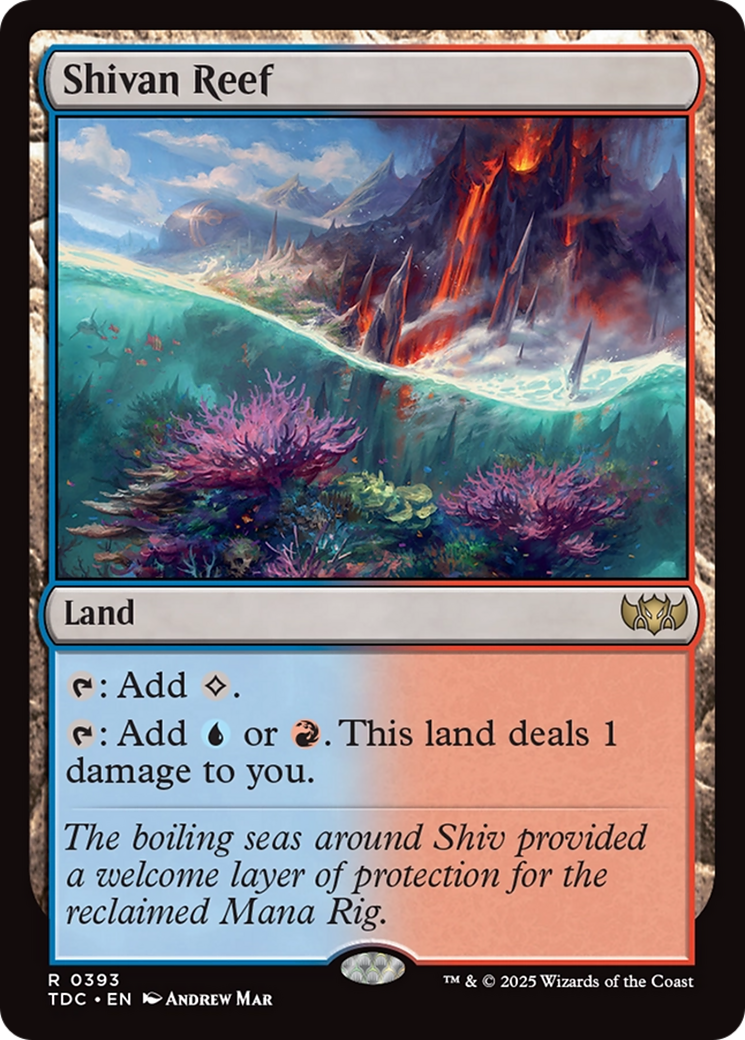 Shivan Reef [Tarkir: Dragonstorm Commander] | Good Games Cannington