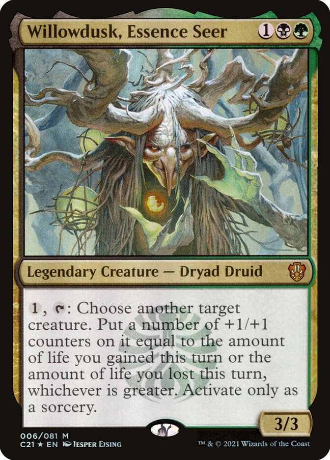 Willowdusk, Essence Seer 6/81 (Commander 2021)  - Foil | Good Games Cannington