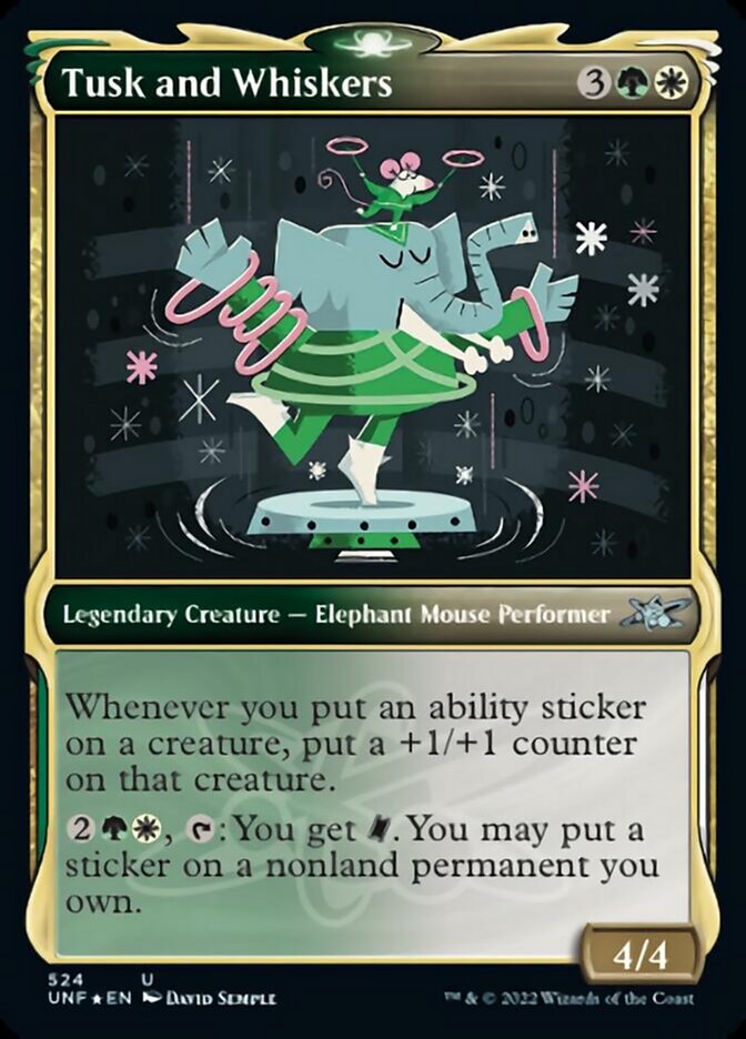 Tusk and Whiskers (Showcase) (Galaxy Foil) [Unfinity] | Good Games Cannington