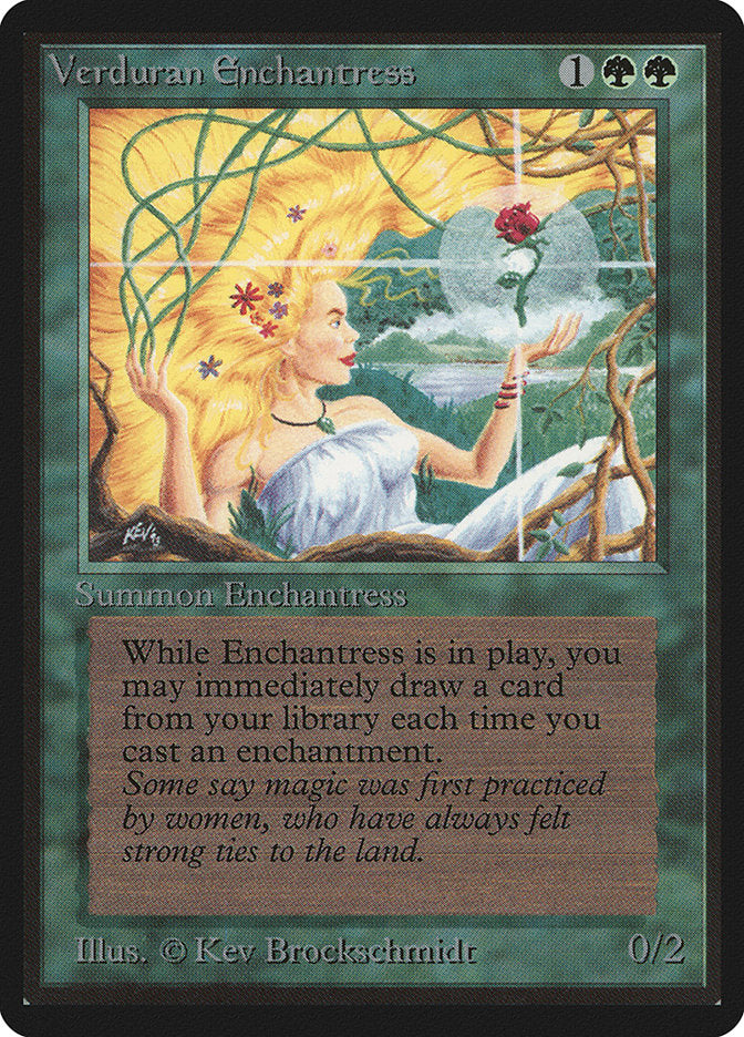 Verduran Enchantress [Beta Edition] | Good Games Cannington