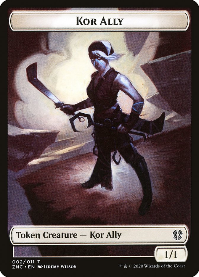 Bird // Kor Ally Double-Sided Token [Zendikar Rising Commander Tokens] | Good Games Cannington