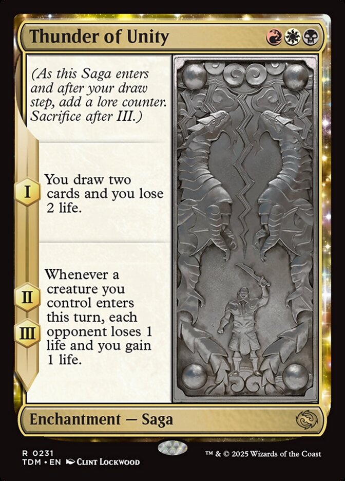 Thunder of Unity 231/291 (Tarkir: Dragonstorm)  | Good Games Cannington