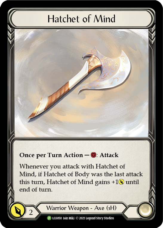 Hatchet of Mind [LGS050] (Promo)  Cold Foil | Good Games Cannington