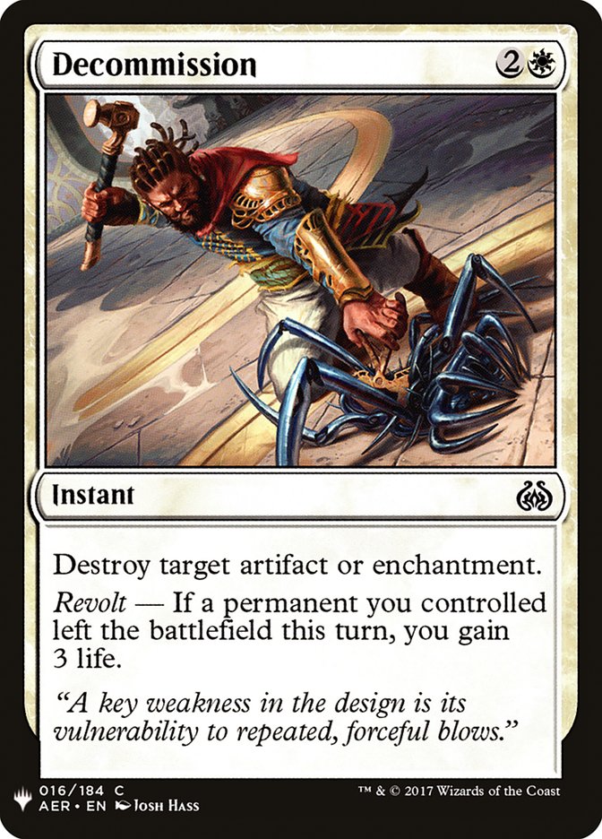 Decommission [Mystery Booster] | Good Games Cannington